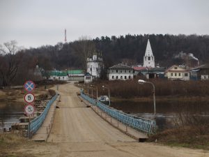 Понтонный мост в Гороховце